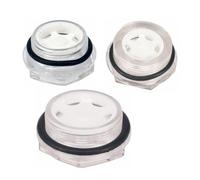 5PC 3/8" BSPP Male Hex Oil Level Viewer Sight Glass Window Air Compressor Gearbox HTEJFUXQE
