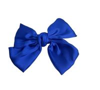5pc Big Hair Bow Ties Clips Satin Two Layer Butterfly For Women Bowknot Hairpins Trendy Girls Accessories Barrettes(Color 11)