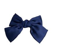 5pc Big Hair Bow Ties Clips Satin Two Layer Butterfly For Women Bowknot Hairpins Trendy Girls Accessories Barrettes(D)