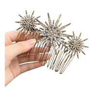 5pc Crystal Star Hair Comb Clips For Women Fashion Side Clip Pins Bridal Hairpins Wedding Accessories(Hair Comb 03)