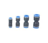 5pc Fit Tube O/D 4/6/8/10/12mm Pneumatic Push In Connector Quick Release Air Fitting(Fit Tube OD 4mm)