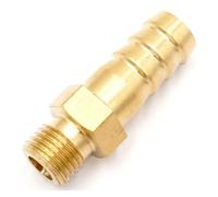 5pc Hose Barb I/D 10mm - M10x1.5mm Male Thread Brass Tube Connector Barbed Fitting Fuel Gas Water ZGPOSQKZSC