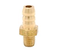 5pc Hose Barb I/D 5mm x M5 Metric Male Thread Brass coupler Splicer Connector fitting for Fuel Gas Water HSMXNEONJB