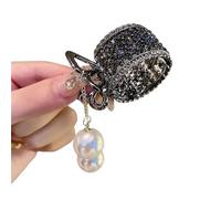 5pc Long Tassel Hairpin Anti-Collapse Side Clip Hair Accessories Headdress Grab Braided(Black-9)