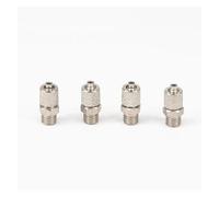 5pc M6 Male Thread to Quick fit For 4x2.5mm Hose Brass Pneumatic Pipe Hose Coupler Fitting Connector Adapter