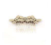 5pc Wedding Bridal Metal Bee Hairpin Clips Ancient Butterfly Women Girls Hair Comb Jewelry Accessories Bride Headpiece Gifts(Antique gold)