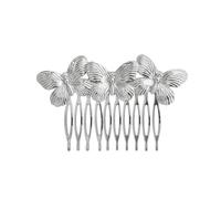 5pc Wedding Bridal Metal Bee Hairpin Clips Ancient Butterfly Women Girls Hair Comb Jewelry Accessories Bride Headpiece Gifts(Silver)