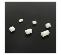 5pcs 0.3-M 0.4M Toy Car Worm Gear 1mm/2mm Shaft electronic starter Transmission Pinion 6X8X2A ICXLPMC