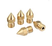 5Pcs 1.75Mm/0.1Mm Copper Mk8 Thread Extruder Nozzle For 3D Printer