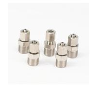 5pcs 1/8" BSP Male Thread to Quick fit For 4x2.5mm Hose Brass Pneumatic Pipe Hose Coupler Fitting Connector