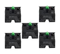 5PCS 10A 415V ZB2-BE101C BE102C SIN Interruptor de botón, para Panel de Control Eléctrico Industrial Equipo de Maquinaria Operación de Circuito de Seguridad (ZB2-BE101C)