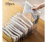 [5pcs/10pcs Bolsa A5 con Cremallera] Bolsa de Malla con Cremallera - Carpeta con Cierre de Cremallera, Ideal para Organización de Oficina, Material Escolar
