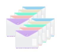 ¡5pcs/10pcs NVGEMY Carpeta A4 de PP con Perforación de 11 Agujeros, Compatible con Documentos de , Carpeta por Colores Ideal para y Oficina, Capacidad para 200 Hojas por Bolsillo!