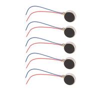 5Pcs 10X2Mm Motor Vibrador Mini Dc 3V 80Ma 11000±2500Rpm Micro Vibración Moneda Tipo Botón para Teléfono Inteligente, Tablet, Pager (27Mm)