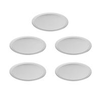 5pcs 12-Inch Wide Rim Aluminum Pizza Pan Baking Tray - , Perfect Bake