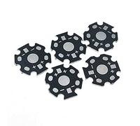 5pcs 1W 3W 5W LED chip bombilla COB luz perlas blanco puro Super brillante alta potencia para reflector (10pcs tabla)