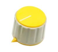 5pcs 29mmx21mm Diámetro Interno 6mm XN-28Z Potentiómetro De Perilla Potenciómetro De Plástico Manija KN110,yellow