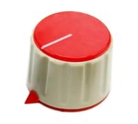 5pcs 29mmx21mm Diámetro Interno 6mm XN-28Z Potentiómetro De Perilla Potenciómetro De Plástico Manija KN110,red