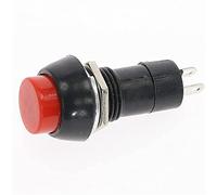 5pcs 2PIN Plástico 12mm Enganche/Interruptor de botón pulsador momentáneo PBS-11A PBS-11B 3A 250V AC Botón de campana de 6 colores (Color : 2, Size : Momentary)(4,Momentary)