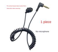 5pcs 3.5mm Spring Earphones Single Side Headphones Earbuds Wired Heads