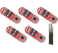 5pcs 3S 25A 12.6v Li-Ion Litio 18650 revertido BMS PCM Placa de protección de batería + 5uds Tira de níquel