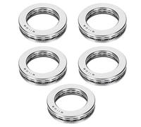 5Pcs 51108 Rodamientos Axiales de Agujas Rodamientos Axiales de Bolas 2Rs Plano Id40Mm Od60Mm Espesor13Mm