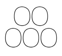 5Pcs 5mm Round Rubber Motor Belt | Industrial Transmission Parts for Shock Absorption/Vibration Dampening | Flexible Drive Belt for Machinery/Equipment/Motorized Tools (5405-0005-0573)