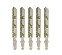 5pcs 76mm 3 pulgadas diamante recubierto de sierra de calar Hojas cortador de azulejo cuchilla de corte T-vástago Grit 50 Herramientas Eléctricas Accesorios ZRONG