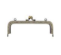 5Pcs 8.5/10.5/12.5/15/18CM Rectangle Metal Flower Buds Kiss Clasp Lock For Purse Replacement Clutch Bag DIY Accessories(5Pcs 20CM)