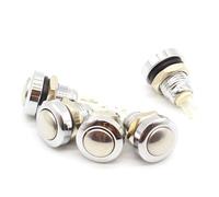 5Pcs 8mm Metal Momentary 1NO 2Pin Push Button Switch 0.5A/250VAC