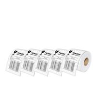 5pcs 99014 Rollo de Papel de Etiqueta de Adhesivo térmico 54 mm x 101 mm Compatible con la Impresora de Etiqueta 400 450