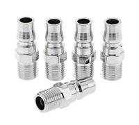 5pcs Acoplador Acoplamiento Manguera Rápida Línea de Aire Conector Enganche Compresor PM20