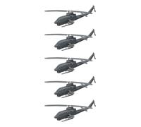 5PCS AH-1 Cobra Helicóptero De Ataque 1/350-1/700 Modelo Resina 3D | AH-1 Cobra Helicóptero De Ataque, US Army Era Vietnam, Helicóptero Artillado, Resina Militar DIY Sin Pintar(1/700(2.02CM))