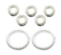 5pcs anillos de masaje de acupresión + 2pcs anillos de masaje de muñeca, medicina china terapia de dolor anillo de masaje de dedo anillo de herramienta de cuidado de la salud