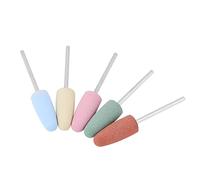 5pcs Arte de Uñas Silicone Polchera Molineras de Uñas Bits para Máquinas Herramientas Manicura Set Taladro Suavizado