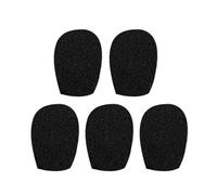5pcs auriculares micrófono cubiertas conjunto espuma micrófono parabrisas parabrisas para escritorio micrófono micrófono auricular micrófono