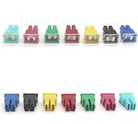 5pcs Automotive Car Truck Van Square Fuse 3 2V DC Fusible femenino de pie largo 2 0a 30a 40a 50a 60a 70a 80a 90a 100a 120a(60A)