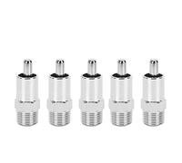 5Pcs Bebedero automático de Agua de Cerdo Herramienta de Bebida Redonda extraíble Fuentes de Aves de Corral Tapa de Cobre Tipo de Paja Alimentador de Agua para Ganado Vacas Ganado Caballos Cerdos