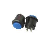 5PCS Blue Cassette Inching Switch Button Switch Button R13-507 16mm Round Since the reset switch Controls Switches