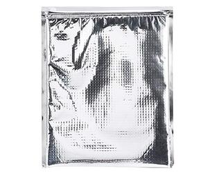 5Pcs Bolsa Térmica Paquetes Aislado de Comida Desechable Reutilizable Bolsas Bocadillos para Comidas para Llevar Camping Viajes (tamaño : 25 * 30cm)