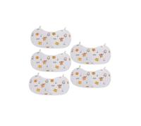 5Pcs Burp Cloths Baby Bibs Muslin Burping Bid for Babies with Cotton Large Towels Extra Absorbent Soft,shape1