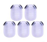 5pcs Carpa Pesca Alimentador Señuelo Lanzador Titular Plástico Transparente Rosa Aparejo para Dispersión Resistente Alta Tasa de Captura (color transparente)