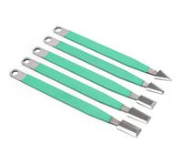 5pcs Ceramic Trimming Tools, Tungsten Steel Carving Knife Set, Length 16.4 Cm, Flexible Sculpting, for Ceramics Craft Modelling Tools