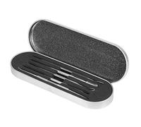 5pcs/colocar Espinilla Eliminación Aguja, 5pcs Aguja+1 PC Caja 18 * 6 cm 12~15 cm Espinilla Corchete Herramienta con Metal por Facial Cuidado