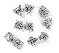 5Pcs de Cárdigan Retro, Shawl Cardigan Clips de Suéter de Remolino Vintags, Cierre de Capa de Pino Antiguo, para Bufanda, Abrigo, Vestidos y Camisas