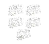 5pcs DIES TEMA DE CORTA TEMPRADOS DE CONDICIÓN PARA CARDERO CARDUCA CABINACIÓN Álbum Acero Carbono Cortado En Relieve Cortador Acero Cutter