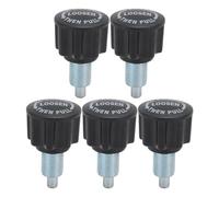 5PCS Exercise Equipment Locking Pin | Spring Knob for Sunny/PooBoo/Yosuda | Built - In Spring Handle | Sturdy Iron & Plastic