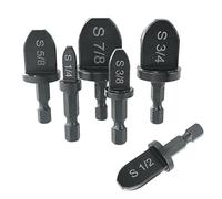 5pcs expansor del tubo mango hexagonal HVAC Herramientas acondicionador de acondicionamiento girando giro serpente 1/2 1/4 3/4 5/8 3/8 pulgadas,Preciso(6PC Tube Expander)