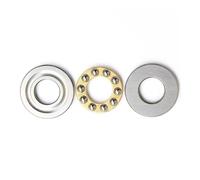 5PCS F2-6M F3-8M F5-10M F6-12M F8-16M F10-18M F12-21M F12-23M 3-in-1 Plane Axial Ball Thrust Bearing BIANMTSW(F6-14m 6x14x5mm)