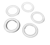 5Pcs Fit 51mm Pipe x 64mm O/D 2" Tri Clamp Ferrule Silicone Sealing Strip Gasket Ring Washer ZGPOSQKZSC